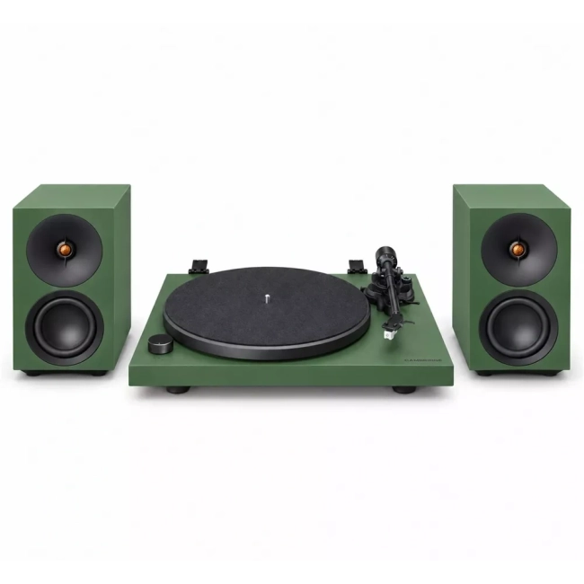 Cambridge Audio L/R S + gramofon Spira Zielony