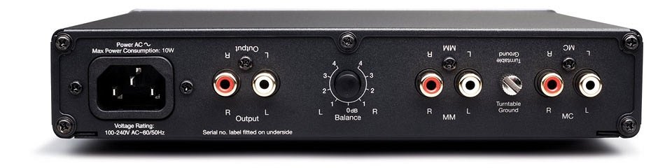 Cambridge Audio DUO - przedwzmacniacz gramofonowy MM-MC – cambridge Audio DUO – tylna ścianka z gniazdem