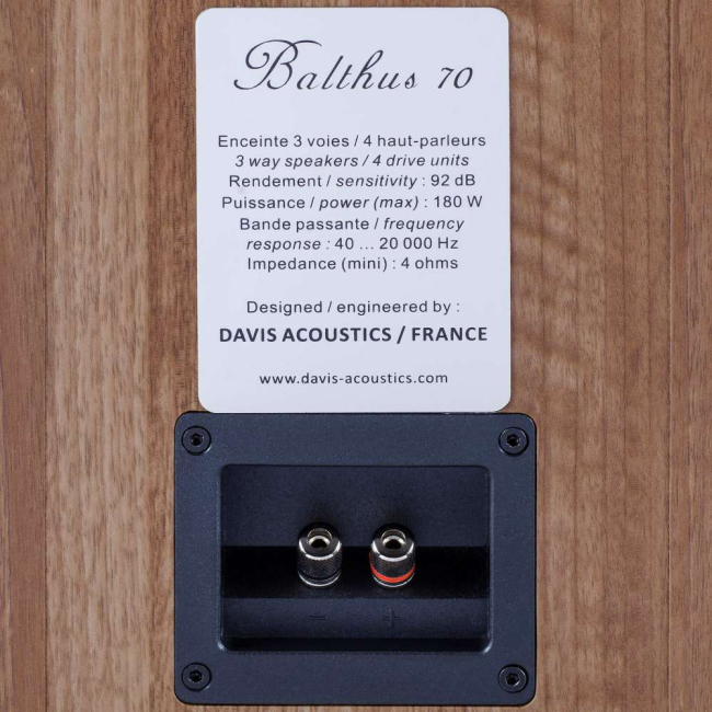 DAVIS ACOUSTICS BALTHUS 70 (orzech) 2szt