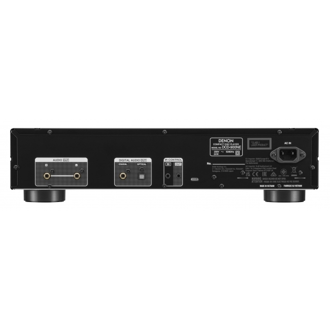 Denon DCD-900NE czarny - odtwarzacz CD – widok tylnej części obudowy