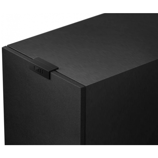 Kef Q7 Meta czarny satyna - kolumny podłogowe – kef Q7 Meta czarny satyna – kolumny podłogowe – zbliżenie