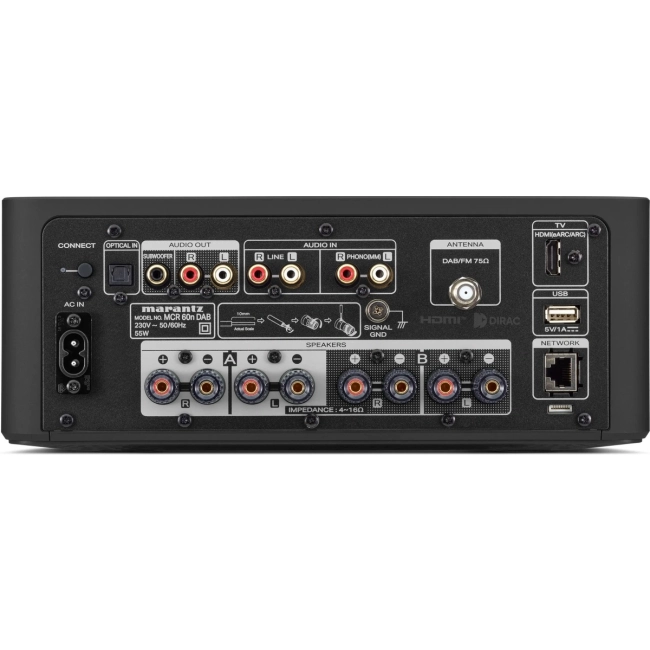 Marantz MCR 60n DAB Czarny – fotografia kompaktowego systemu Hi-Fi