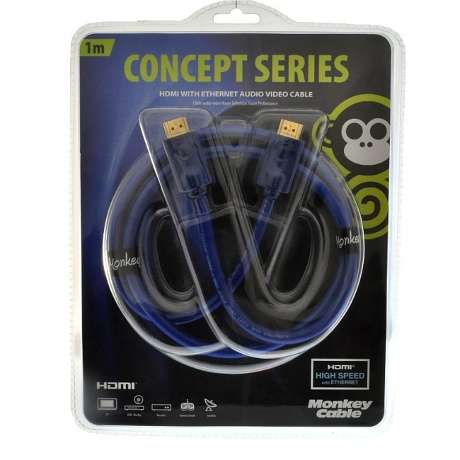 Monkey Cable MCT1 Concept kabel HDMI 1m - dostawa gratis, sklep Katowice