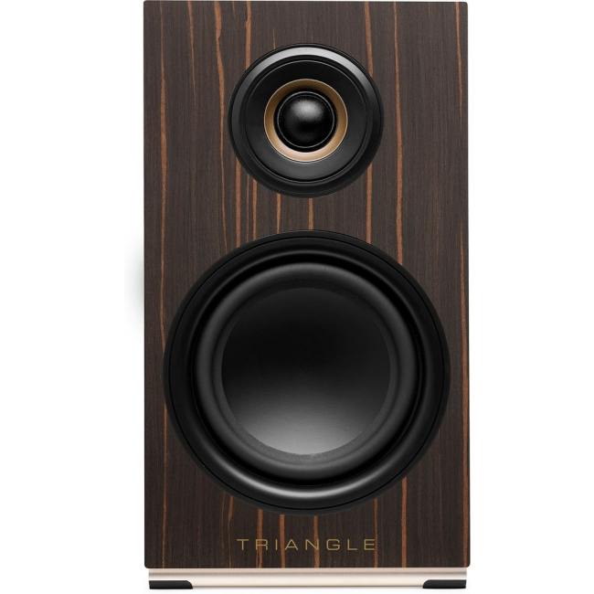 Triangle AIO Twin Makassar – kolumny aktywne Wi‑Fi i Bluetooth w ciemnym wykończeniu