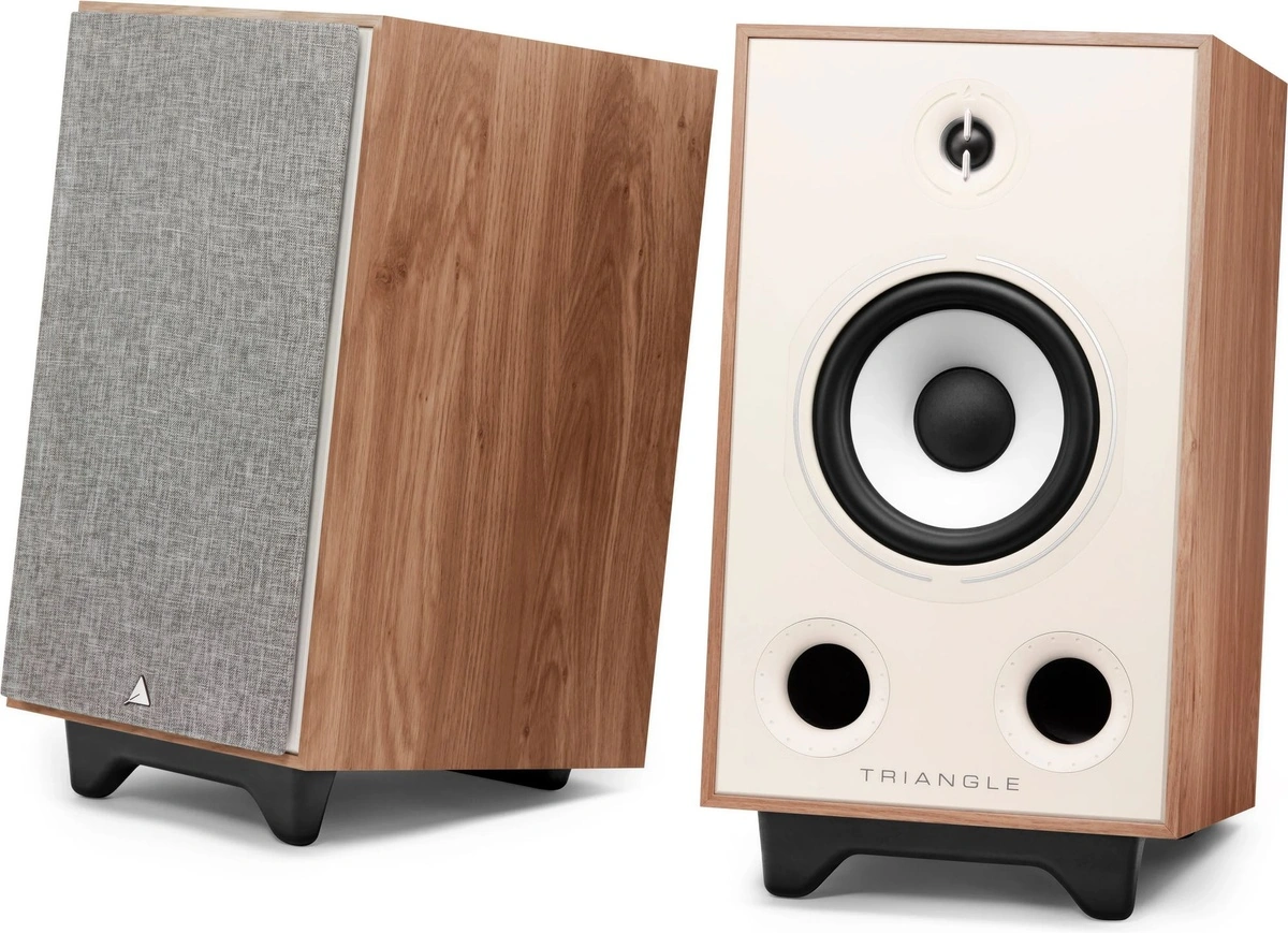 Triangle Borea BR05 jasny dąb – kolumna podstawkowa hi-fi w jasnym wykończeniu