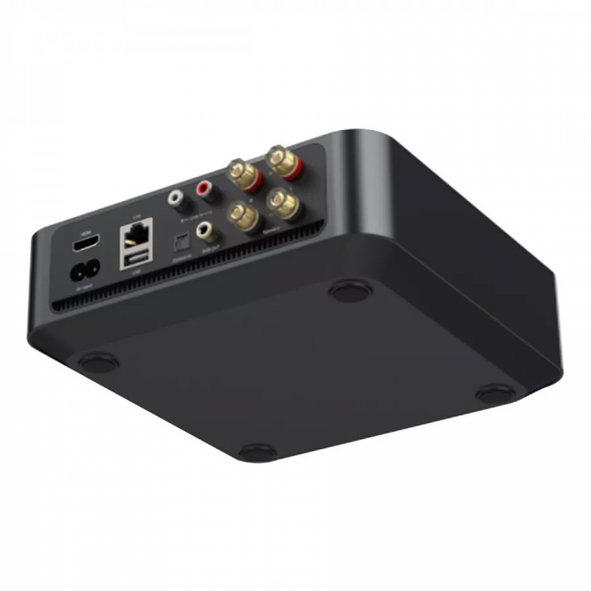 Wzmacniacz zintegrowany WiiM AMP (ciemnoszary) z AirPlay2, Chromecast, Bluetooth