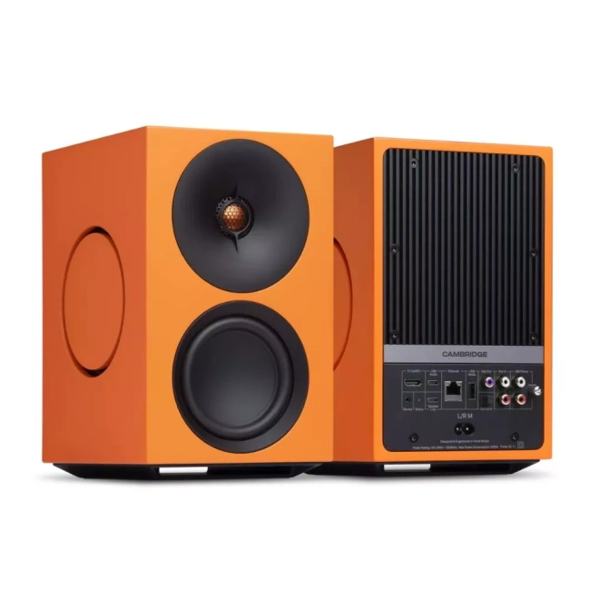 Cambridge Audio L-R M pomarańczowy - głośniki aktywne