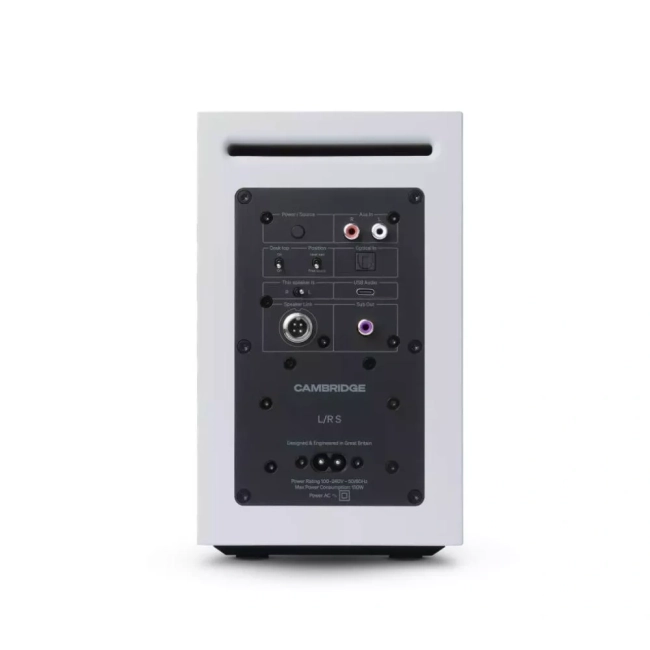 Cambridge Audio L-R S biały - głośniki aktywne bluetooth