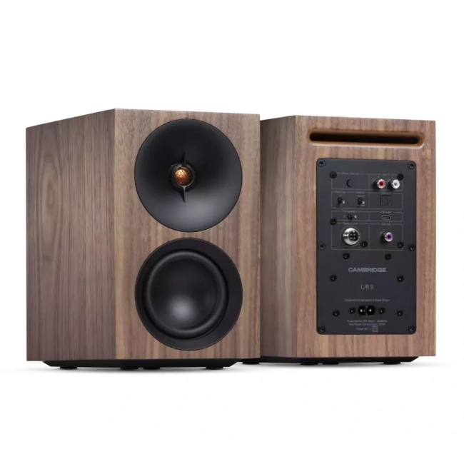 Cambridge Audio L-R S orzech - głośniki aktywne bluetooth