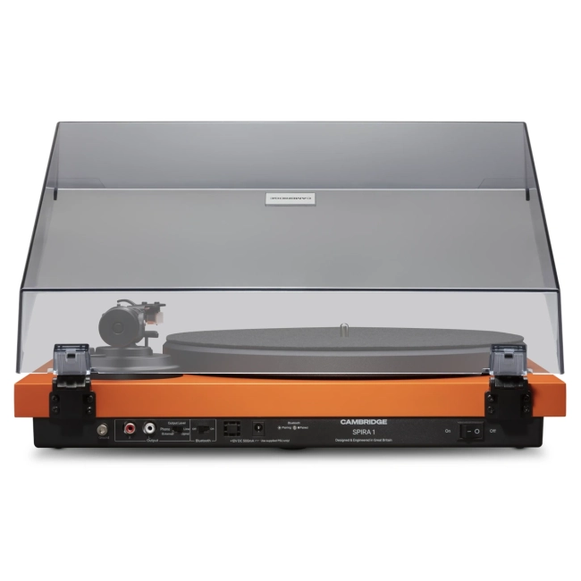 Cambridge Audio Spira Orange - gramofon bluetooth – cambridge Audio Spira Orange – gramofon bluetooth — detal ramienia i przeciwwagi