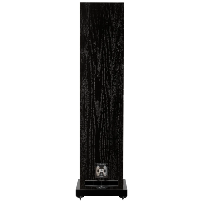 Fyne Audio F502S Czarny dąb - kolumny podłogowe – fyne Audio F502S Czarny dąb – tył kolumny z terminalami